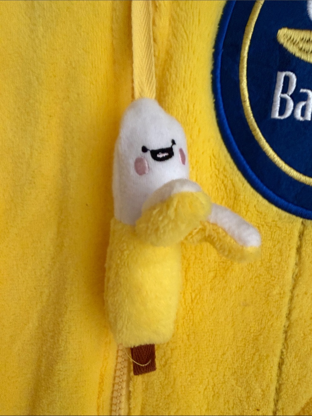 NWT - S - WEEKEND Edition -Yellow Banana Hooded Onesie Jumpsuit - Picture 4 of 11